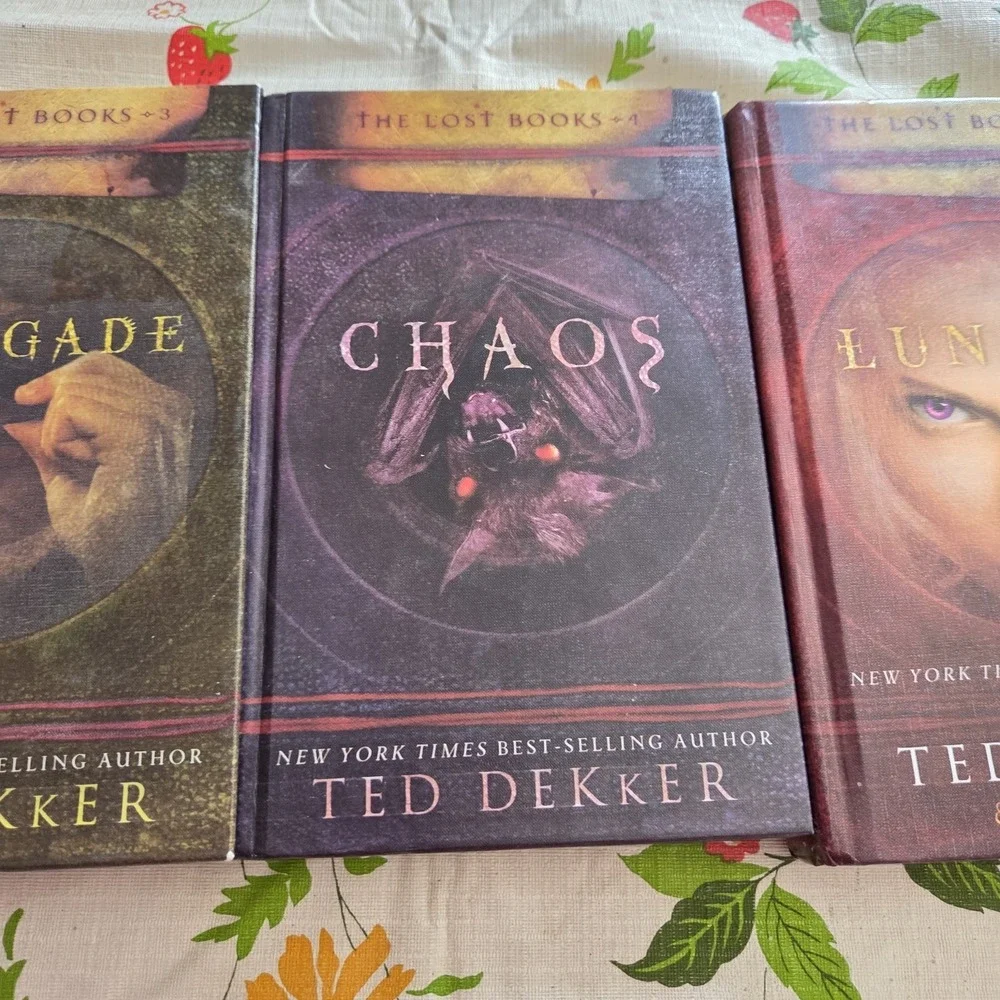 The Lost Books 3 4 5 Ted Dekker Hardcover YA novel Lot Christian fiction book